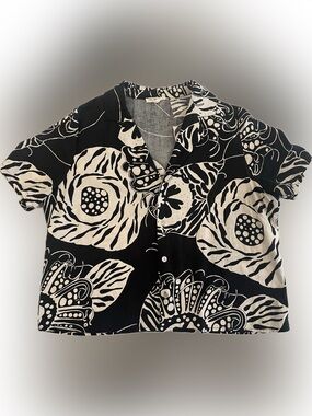 Christian Siriano Button-Front Top